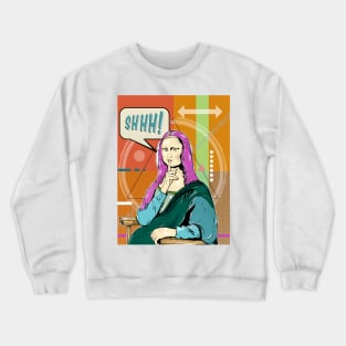 Mona Lisa Pop art Crewneck Sweatshirt